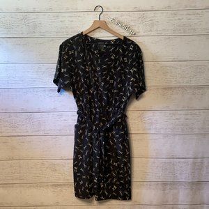 Gabby Skye Sewing Machine Scissors Craft Art Print Mini Dress